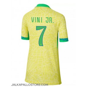 Brasilia Vinicius Junior #7 Kotipaita Naisten Copa America 2024 Lyhythihainen